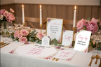 Rosa plakater - vannrett og loddrett